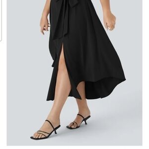 Halara Black Women's Skirt Built In Shorts